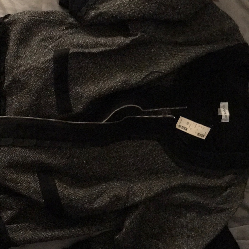 Black and grey blazer